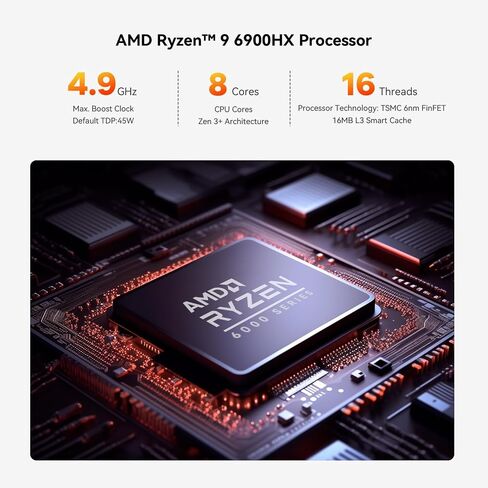 كمبيوتر صغير الحجم Beelink SER5 Pro| كمبيوتر صغير AMD Ryzen 7 5800H، 32 جيجابايت DDR4 3200 ميجا هرتز و1 تيرابايت M.2 2280 NVMe SSD، شاشة ثلاثية 4K UHD/WiFi 6/Buletooth 5.2/كمبيوتر ألعاب/GTA-V/Fall Guys/CS:GO in Kuwait