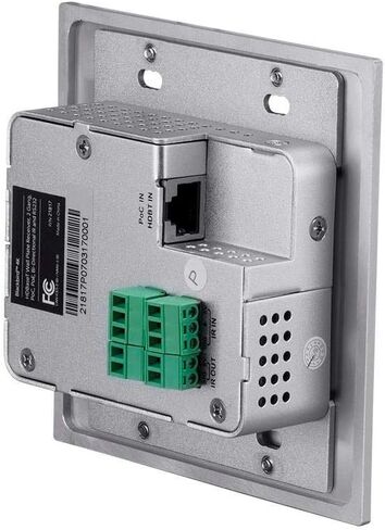 Monoprice Blackbird 4K HDBaseT Wall Plate Scaler Transmitter, 2 Gang, Decora, HDMI, VGA, PoC, Bi-Directional RS232 in Saudi Arabia