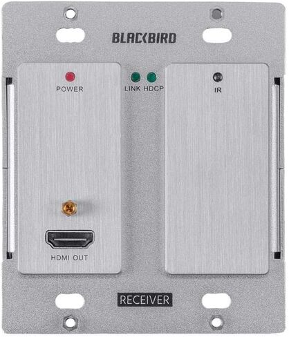 Monoprice Blackbird 4K HDBaseT Wall Plate Scaler Transmitter, 2 Gang, Decora, HDMI, VGA, PoC, Bi-Directional RS232 in Saudi Arabia