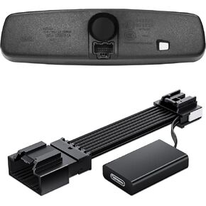 Dashcam Power Adapter Custom for Ford 16 Pin (Model A) for F150/F250/F350 Explorer Bronco and etc,Hide The Wires of Dashcam,Connects to Rearview Mirror(Exposed)