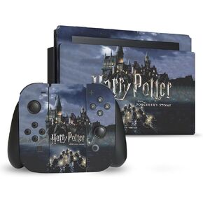 Head Case Designs Officially Licensed Harry Potter Hogwarts Crest Graphics Vinyl Sticker Gaming Skin Decal Cover Compatible With Nintendo Switch Console & Dock & Joy-Con Controller Bundle