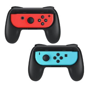 Tecnu Controller Grip for Nintendo Switch Joy-Con, Wear-Resistant Handheld Joystick Remote Handle Compatible with Switch, 2 Pack