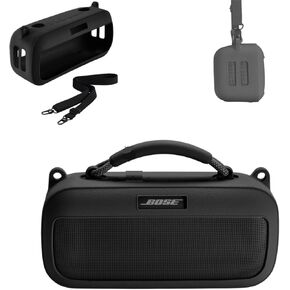 SoundLink Max Silicone Case,SoundLink Max Protective Cover,Silicone Skin for Bose SoundLink Max (Black)