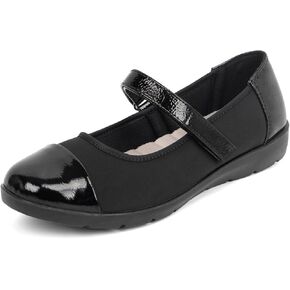 Women’s Orthopedic Mary Jane Flats Round Toe Comfortable Bunions Walking Shoes Dressy Orthotic Work Shoes with Arch Support