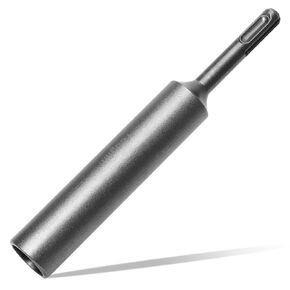 Yougfin SDS Max Ground Rod Driver for 5/8 Inch and 3/4 Inch Ground Rods, 10 inch Long, Fits All SDS Max Rotary Hammers (13/16" Inner Dia)