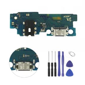 Dock Connector for Samsung Galaxy A32 5G A326U USB Charging Port Flex Cable Replacement for Samsung A32 5G SM-A326U SM-A326U1 Charger Dock Board Flex Cable Connector with Repair Tools