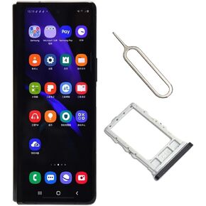 Compatible with Samsung Galaxy Z Fold 2 5G SM F9160 SIM Card Tray SD Card Holder Slot Replacement Parts Open Eject Pin Gold