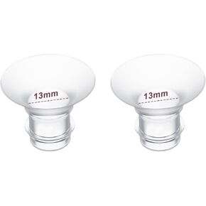 Flange Inserts 17mm 2PC,Compatible with Momcozy S12 Pro/S9 Pro/S12/S9 Wearable Breastpump Cup,Suitable for Medela/Spectra/Elvie/Willow/TSRETE 24mm Shields/Flanges,Reduce 24mm Tunnel Down to 17mm,2pcs