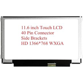 B116XAK01.1 01.2 11.6" HD 1366x768 LCD Display Touch Screen Panel with 40 Pin Connector for HP Chromebook 11 11A G6 EE G8 EE Touch 11 G7 EE 11MK G9 EE Touch L92828-001