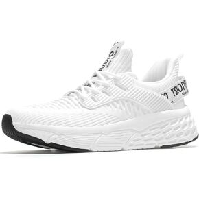 TSIODFO Womens Slip On Running Shoes Wide Lightweight Gym Workout Walking Shoes