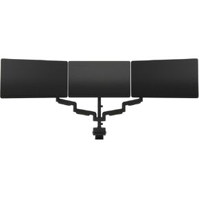 Vari Dual Monitor Arm 180 Degree - VESA Monitor Mount w/ 180 Degree Adjustment - Monitors up to 27 inches, 19.8 lbs - Double Monitor Arms for Compact Spaces - Computer Monitor Stand for Home or Office