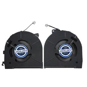Replacement new CPU and GPU Cooling fan for HP ZBook Studio 16 Inch G9 ZHAN99 G9 HSN-I52 HSN-152C series EG50060S1-1C140-S9A EG50060S1-1C130-S9A ND85C22-21E03 ND85C22-21E04 DC5V 1.0 fan