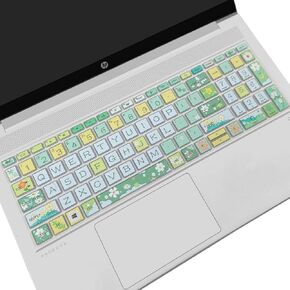 Keyboard Cover for 15.6" HP ProBook 450 G8 G9 G10 / ProBook 455 G8 G9 G10 /ProBook 650 G8/HP Zbook Power G8 G9, Cute Keyboard Skin, Cute Bunny