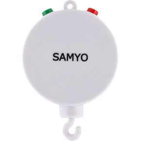 Samyo Baby Crib Baby Bedding Battery-Operated Musical Mobile Plays Twelve Tunes (Without Arm) SY-M01