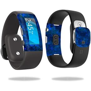 MightySkins Skin Compatible with Microsoft Band 2 Cover Skins Sticker Watch Blue Ice