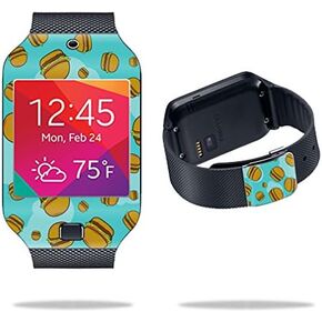 MightySkins Skin Compatible with Samsung Galaxy Gear 2 Neo Smart Watch Cover Skins Sticker Watch Burger Heaven