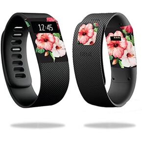 MightySkins Skin Compatible with Fitbit Charge Cover Skins Sticker Watch Hibiscus