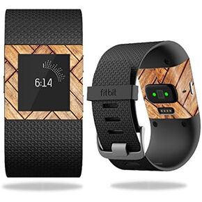 MightySkins Skin Compatible with Fitbit Surge Cover Skins Sticker Watch Parquet
