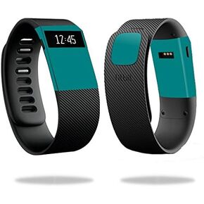 MightySkins Skin Compatible with Fitbit Charge Cover Skins Sticker Watch Solid Teal