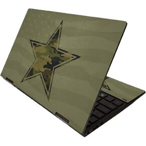 MightySkins Skin for HP Envy x360 13" (2020) - American Flag | Protective, Durable, and Unique Vinyl Decal wrap Cover | Easy to Apply, Remove, and Change Styles | Made in The USA