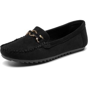 CentroPoint Women's Flat Penny Loafers Comfy Slip on Dressy Boat Shoes Ladies Casual Office Driving Walking Moccasins