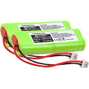 Synergy Digital Dog Collar Battery, Compatible with Dogtra BP12RT Dog Collar, (Ni-MH, 4.8V, 400 mAh) Ultra High Capacity, Replacement for Dogtra 28AAAM4SMX Battery