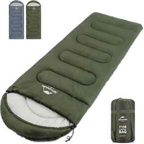 Naturehike Camping Sleeping Bag，Spliceable Double Sleeping Bag for Adults&Kids, Cold&Warm Weather, Lightweight, Waterproof, Sleep Bag-LD150/LD250/LD350