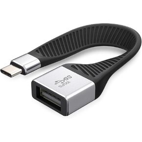 USB C to USB Adapter, USB 3.2 10Gbps Data Sync OTG Technology USB C Male to USB A Female Cable USB C to USB Adapter Compatible with MacBook Pro/iPad Mini/M1 Air/iPad Pro, Galaxy S20 S20+
