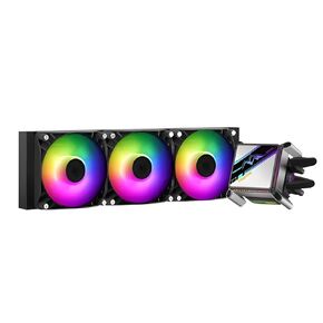SEGOTEP KL-360 Desktop AIO Liquid CPU Cooler - TDP 320W - 360mm Radiator - 3x120 ARGB Fans with 70mm Built-in PWM Pump Head Fan - Separate Water Pump - Support LGA 1700/1200 & AM5/AM4 - White Color