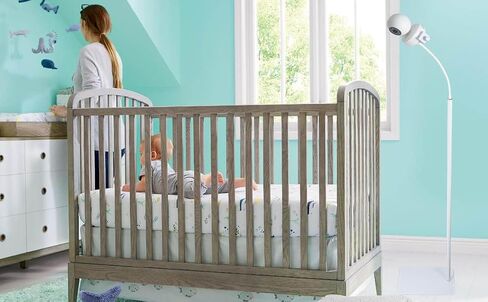 GUCHO Baby Monitor Mount Floor Stand Holder Compatible with Infant Optics DXR-8 Pro,Nanit Pro,UKSUP,Vtech,VAVA,Owlet Cam 1 Baby Monitor, Adjustable Universal Baby Monitor Mount in Saudi Arabia