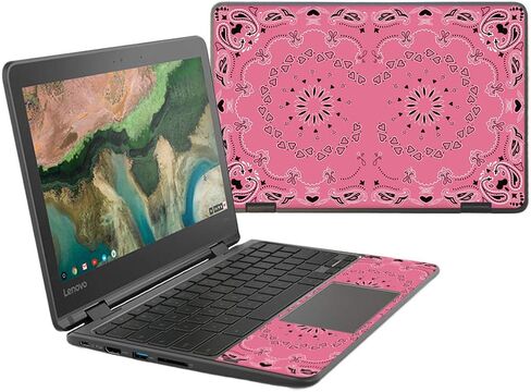 MightySkins Skin Compatible With Lenovo 300e Chromebook 11.6" (2018) - Turquoise Tribal | Protective, Durable, and Unique Vinyl wrap cover | Easy To Apply, Remove, and Change Styles | Made in the USA in Saudi Arabia
