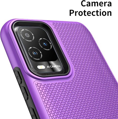 حافظة هاتف BLU View 5 Pro مع واقي شاشة من الزجاج المقوى، غطاء حماية مزدوج الطبقات عالي التحمل ضد الصدمات لهاتف BLU View 5 Pro (أخضر داكن) in Kuwait