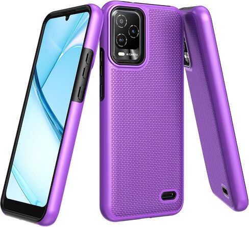 حافظة هاتف BLU View 5 Pro مع واقي شاشة من الزجاج المقوى، غطاء حماية مزدوج الطبقات عالي التحمل ضد الصدمات لهاتف BLU View 5 Pro (أخضر داكن) in Kuwait