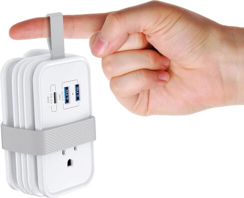 Travel Charger for Multiple Devices Flat Plug Power Strip 3ft Travel Adapter Extension Cord,3AC Outlets + 2 USB + 1 Fast Charging USB-C,No Surge Cruise Approved Power Strip,Portable Travel Power Strip in Saudi Arabia