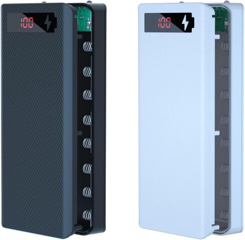5V-2.1A Power 18650 Holder Organizer Batteries Box for Electronic DIY Holder DIY Bank Holder Case in Saudi Arabia