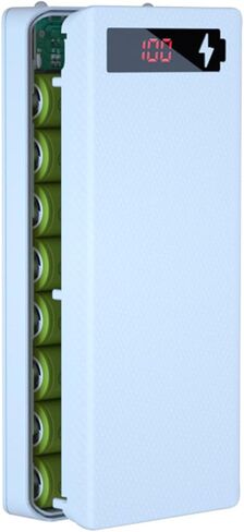 5V-2.1A Power 18650 Holder Organizer Batteries Box for Electronic DIY Holder DIY Bank Holder Case in Saudi Arabia