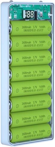 5V-2.1A Power 18650 Holder Organizer Batteries Box for Electronic DIY Holder DIY Bank Holder Case in Saudi Arabia