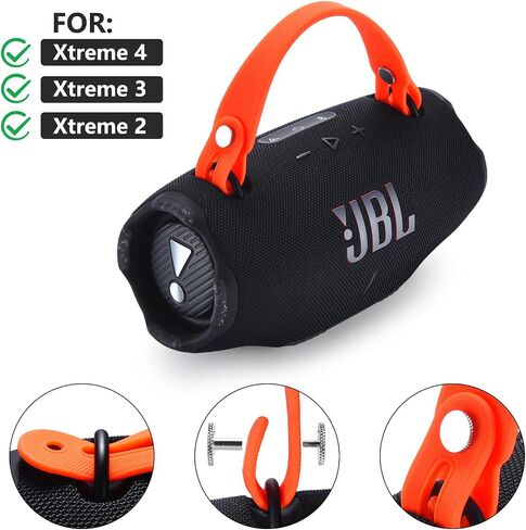 حزام مقبض مكبر الصوت اللاسلكي لـ JBL Xtreme4، JBL Xtreme3، JBL Xtreme2، ZEALOT S67 حزام مكبر صوت محمول للسفر في الهواء الطلق، حزام يد لحقيبة JBL Xtreme (حزام مقبض أزرق) in Kuwait