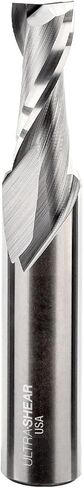 Domino Cutter Mortising Bit, 6MM, 1/4 Shank, Solid Carbide Spiral Router Bit, USA Made, for CNC, Hand & Table Routers - US206MU in Saudi Arabia