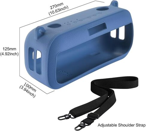 Protective Case for Bose SoundLink Max Speaker, Silicone Case Cover with Shoulder Strap for Bose SoundLink Max in Kuwait