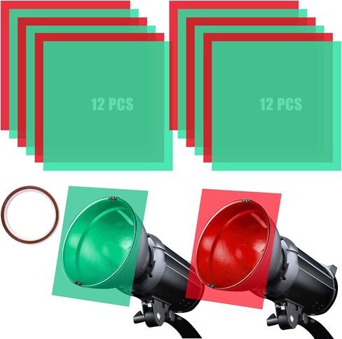 24Pcs Halloween Gel Filter, Halloween Correction Gel Light Filter, Transparent Color Overlays Film Plastic Sheets for Reading, Landscape Lights or Ground Lights, Orange and Purple, 8.5X 11.7Inches in Saudi Arabia