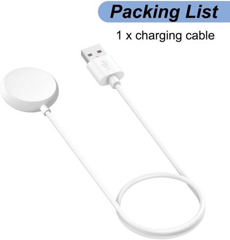 Emilydeals for Pixel Watch Charger, Replacement Magnetic Charging Cable Cord Stand for Google Pixel Watch (White) in Kuwait