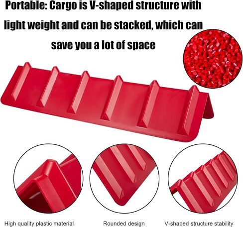 واقيات الحواف المسطحة مقاس 8 × 8 × 36 بوصة، وأشرطة سقاطة ونش على شكل حرف V، واقي زاوية بلاستيكي لتحميل البضائع المسطحة (برتقالي، 10 عبوات) in Kuwait