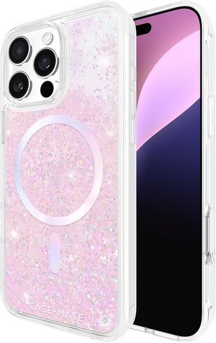 Case-Mate iPhone 16 Pro Max Case [Compatible with MagSafe] - Stylish Iridescent Phone Case with 12ft Drop Protection - Premium Magnetic Cover for iPhone 16 Pro Max - Soap Bubble in Saudi Arabia