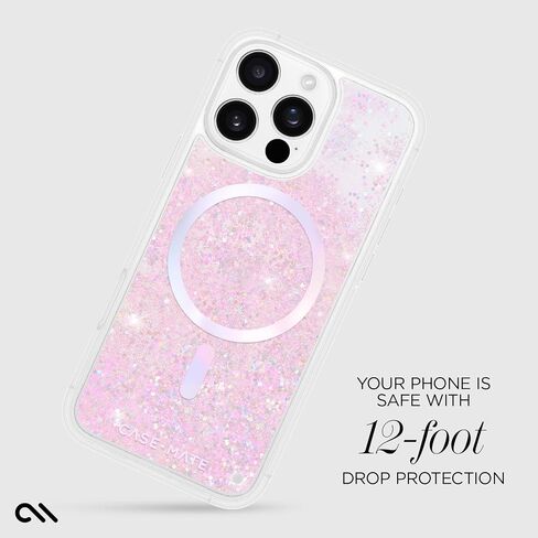 Case-Mate iPhone 16 Pro Max Case [Compatible with MagSafe] - Stylish Iridescent Phone Case with 12ft Drop Protection - Premium Magnetic Cover for iPhone 16 Pro Max - Soap Bubble in Saudi Arabia