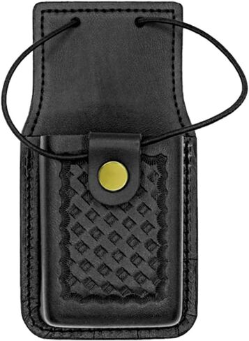 Hero's Pride AirTek Deluxe Radio Holder with Swivel, 100% Genuine Leather, Basket Weave Finish, Large, 7 x 2 ⅝ x 1 ½", Hidden Snap in Kuwait