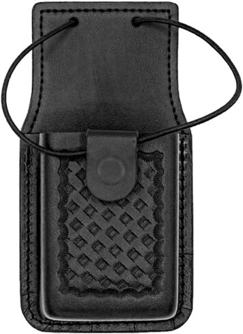 Hero's Pride AirTek Deluxe Radio Holder with Swivel, 100% Genuine Leather, Basket Weave Finish, Large, 7 x 2 ⅝ x 1 ½", Hidden Snap in Kuwait