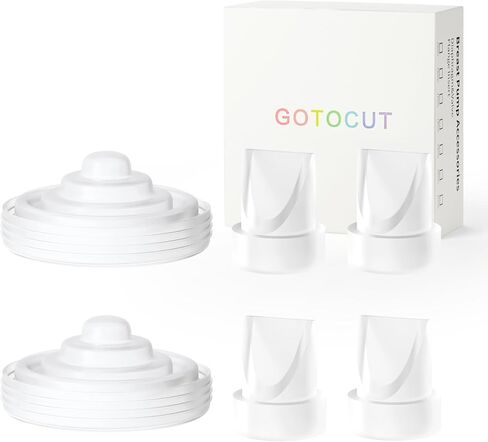 Duckbill Valves & Silicone Diaphragm Compatible with Momcozy M5 Breast Pump, Replacement Pump Parts Accessories Compatible for M5 Momcozy, 6PCS in Saudi Arabia