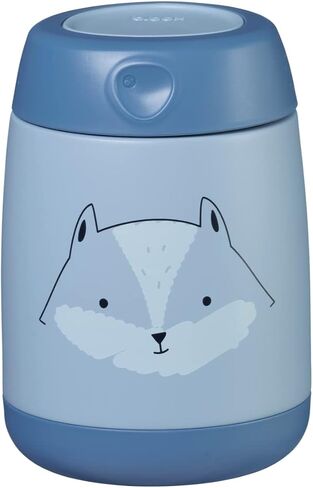 b.box Insulated Food Jar Mini | Small Snack Container for Babies and Kids | Double Wall Stainless Steel | Keeps Food Cold for 6hrs, Warm for 4hrs | (Bear Hugs, 7 oz) in Saudi Arabia