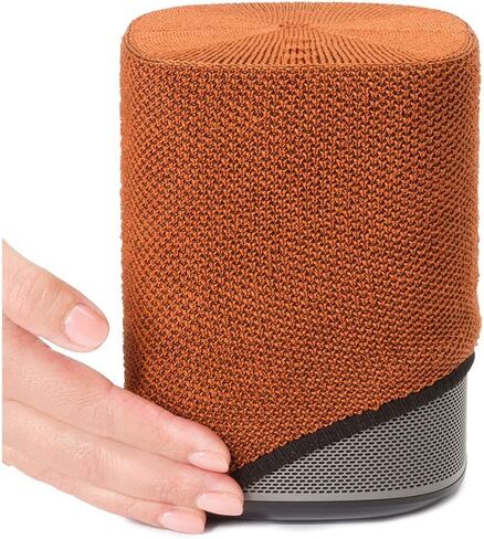 Speaker Cover for Sonos Play 1 | 3D-Knitted Fabric Design | Acoustically Transparent, Durable Cover | Bright White | Sleek, Modern Speaker Protection in Kuwait